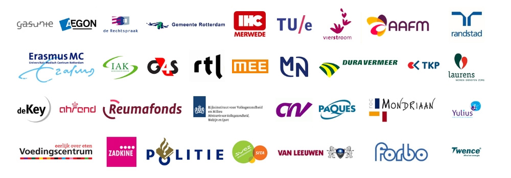 Een overzicht van enkele klanten van Outlook-sjabloon.nl